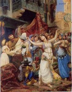 unknow artist Arab or Arabic people and life. Orientalism oil paintings 52 oil painting image